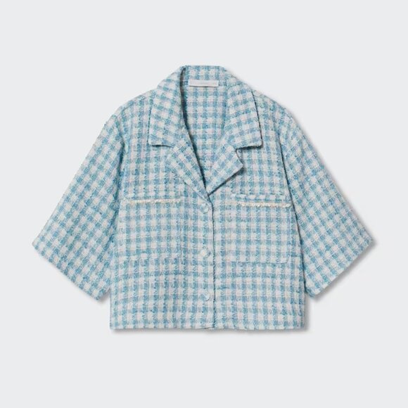 Check tweed shirt - Picture 5 of 5